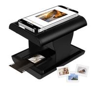Reinscer Scanner de films et de diapositives, scanner de diapositives et de négatifs 35 mm avec rétroéclairage LED pour convertir les vieux films en JPG, prend en charge l'édition