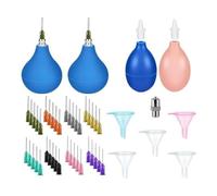 Reinscer Supplies Applicateur de précision en céramique, curseur de glaçage de poterie, bouteille à presser en céramique émaillée, kit d'outils d'argile 3 onces