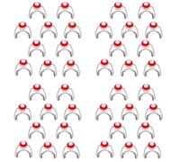 Reinscer Swing Top Lot de 40 bouchons de bouteille en verre à rabat avec bouchon oscillant pour bouteilles de gazeuses Homebrowing