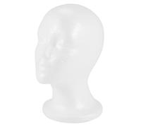 Reinscer Tête de mannequin en mousse pour femme - Modèle chapeau - Présentoir