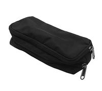 Reinscer Trousse à crayons avec grande capacité Oxford - Sac de rangement - Marqueur - Trousse à crayons - Sac de papeterie simple pour l'école et le bureau - Organiseur noir, Noir