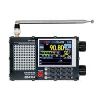 Reinscer Upgrade DP-666 TEF6686 Radio récepteur à bande complète haute sensibilité avec antenne Noir