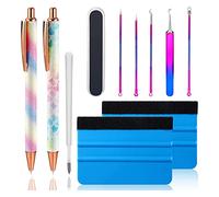 Reinscer Vivid Lot de 6 outils de désherbage pour le désherbeur en vinyle avec stylet rétractable pour dégonflage d'air
