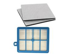 REIPOL Filtre Hepa réutilisable H12 H13 + Filtre en Coton Moteur 2 pièces, for Philips for Electrolux AEG EFH12W AEF12W FC8031 EL012W FC9080 FC9088