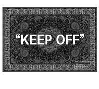 REIPOL Keep Off Carpet Salon Zone Tapis Tapis Mode Noir Chambre Tapis Décoration Intérieur Mat 160x230cm