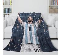 REIPOL Messi Football Couverture Flanelle - pour Partager Et Préserver Température De l'autre - Plaid pour Envelopper Quelque Chose De Chaud Et Bienheureux dans Ces Nuits Plus Froides(127x152cm)