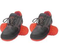 REIS BRYESK-P-SB-P42 Yes Chaussures de sécurité Noir/Rouge Taille 42 (Lot de 2)