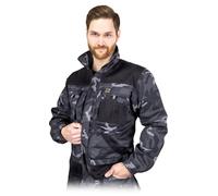 REIS FORECO-J Veste de protection | Veste de sécurité | Blouse de sécurité | Grammage 260 g | Camouflage noir | Taille M