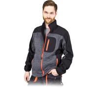 REIS FORECO-S Veste de protection | Veste de sécurité | Blouse de sécurité | Grammage 300 g | Gris foncé/noir/orange | Taille 3XL