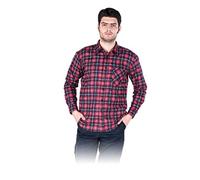 REIS Kf-GCM Chemise en flanelle de protection, bleu foncé/rouge, taille M