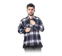 Reis KFLUXGXL Chemise de protection en flanelle Bleu marine/beige/orange Taille XL