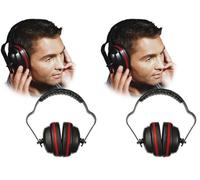REIS OSB Casque anti-bruit Noir/rouge Taille S/M/L (Lot de 2)