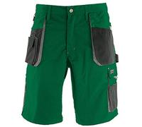 REIS, Pantalon de Travail Court pour Hommes, 270g/m², 65% Polyester 35% Coton, Gris-Vert, Taille: 3XL