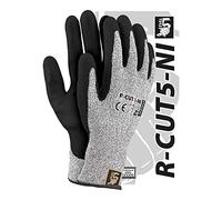 Reis R-CUT5-Ni_11 Level5 Lot de 12 gants de protection Noir/blanc/noir Taille 11