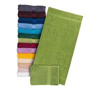 Reis T-SOFT-Z_70x140 Sof'touch Lot de 12 serviettes en éponge Vert 70 x 140 cm