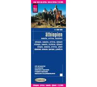 Reise Know-How Landkarte Äthiopien, Somalia, Eritrea, Dschibuti / Ethiopia, Somalia, Djibouti, Eritrea (1:1.800.000)