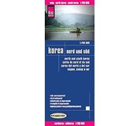 Reise Know-How Landkarte Korea, Nord Und Süd 1 : 700.000