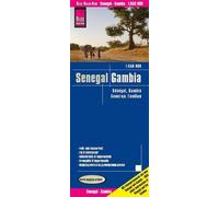 Reise Know-How Landkarte Sénégal, Gambie (1:550.000) : projet de cartographie mondiale