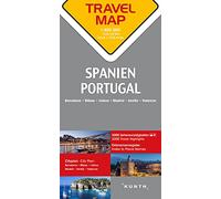 Reisekarte Spanien, Portugal 1:800.000: Travel Map Spain, Portugal