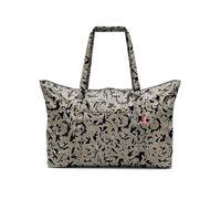 reisenthel Sac shopper noir taupe pour femme - Mini Maxi Foldable Travelbag Baroque Marble 290330