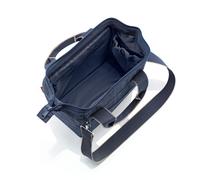 reisenthel allrounder cross, Crossbody-Reisetasche, Herringbone Dark Blue, 4 L, MQ4113