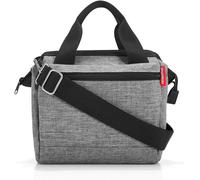 Reisenthel Allrounder Cross - Sac À Bandoulière Réglable, Petit Format, 3 Compartiments Et 1 Zippé À L'intérieur, 2 Compartiments Zippés Extérieurs, 2 Poignées, Volume De 4l, En Twist Silver