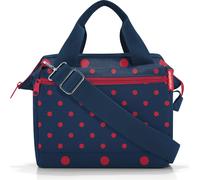 reisenthel allrounder cross, Schultertasche, Tasche , Handtasche, Polyestergewebe, Mixed Dots Red, 4 L, MQ3075