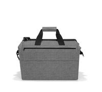 reisenthel allrounder L pocket, Reisetasche, Sporttasche, Schultertasche, Doktortasche, Tasche, Polyestergewebe, Twist Silver, 32 L, MK7052