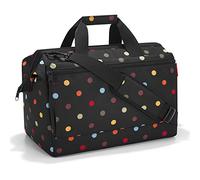 reisenthel Allrounder L Pocket - Un Sac Type Sacoche Docteur avec 2 Grands Compartiments zippés à l'extérieur, Grande Ouverture à arceaux, 6 Compartiments intérieurs, 2 poignées, en Motif Dot