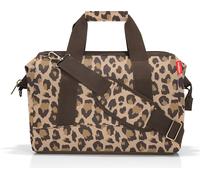 reisenthel allrounder M, Reisetasche, Sporttasche, Schultertasche, Doktortasche, Tasche, Polyestergewebe, Leo Macchiato, 18 L, MS6048