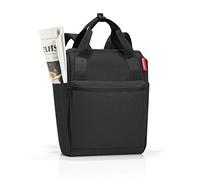 reisenthel allrounder R - 2-en 1 sac à dos et cabas pratique pour les voyages, 3 compartiments & 1 zippé à l'intérieur, 2 & 1 zippé à l'extérieur, 2 poignées, bandoulière, en black