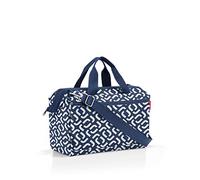 reisenthel allrounder S pocket - un sac type sacoche docteur avec 2 poche zippées extérieur, ouverture zippée, 1 compartiment intérieur & 3 poches ouvertes, 2 poignées, 11l, en signature navy