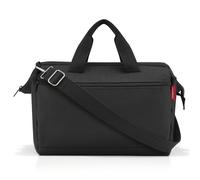 reisenthel Allrounder S Pocket - Un Sac Type Sacoche Docteur avec 2 Poche zippées extérieur, Ouverture zippée, 1 Compartiment intérieur & 3 Poches Ouvertes, 2 poignées, 11l, en Black