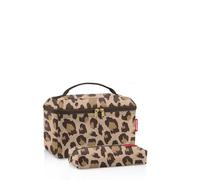 reisenthel beautycase Set - Notre coffret cadeau composé d'une trousse de beauté et d'une trousse rectangulaire pour les jours fériés, Leo Macchiato, Taille unique