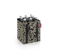 reisenthel bottlebag Baroque Marble - 9 Compartiments, Recyclage Facile des Bouteilles, Sangles de Transport