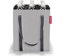 reisenthel bottlebag, für 9 Flaschen, Flaschentasche, Flaschenaufbewahrung, Herringbone Grey, ZJ7074