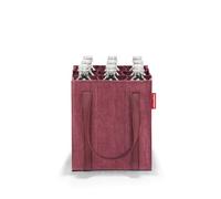 reisenthel Bottlebag twist maroon - 9 compartiments, recyclage facile des bouteilles, sangles de transport
