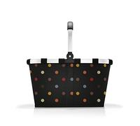reisenthel carrybag - Cabas Courses avec Cadre Aluminium Stable, poignée Rabattable, Poche intérieure zippée, Pliable, capacité 22l, Polyester de Haute qualité, déperlant, en Dot Pattern