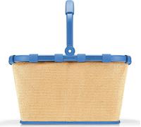 reisenthel carrybag, Einkaufskorb, Korb, Picknickkorb, Frame Raffia Blue, 22 L, BK4122