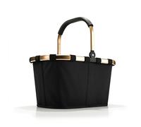 reisenthel Carrybag Frame Light Gold/Black - Panier à provisions Stable avec Beaucoup d'espace de Rangement et Poche intérieure Pratique - Design élégant et imperméable