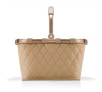 reisenthel Carrybag Frame rhombus ginger - Panier solide avec beaucoup d'espace de rangement et poche intérieure pratique - Design élégant et imperméable