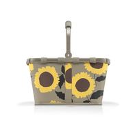 reisenthel Carrybag Frame Sunflowers - Panier à provisions stable avec beaucoup d'espace de rangement et poche intérieure pratique - Design élégant et imperméable
