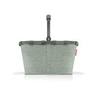 reisenthel Carrybag Frame Twist Sage - Panier à provisions Stable avec Beaucoup d'espace de Rangement et Poche intérieure Pratique - Design élégant et imperméable