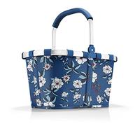 reisenthel Carrybag Garden Blue - Panier de Courses Robuste avec Beaucoup d'espace de Rangement et Poche intérieure Pratique - Design élégant et imperméable