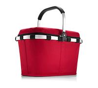 reisenthel carrybag iso - en Polyester déperlant, Couvercle hermétique, Cadre en Aluminium, poignée Rabattable, Poche intérieure zippée, capacité 22l, Taille 48x29x28 cm, en Black