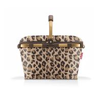 reisenthel Carrybag ISO Frame Leo Macchiato - Panier à provisions robuste avec fonction de refroidissement - Design élégant et hydrofuge avec couvercle verrouillable