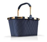 reisenthel carrybag midnight gold - Panier de courses robuste avec beaucoup d'espace de rangement et une poche intérieure pratique - Design élégant et hydrofuge