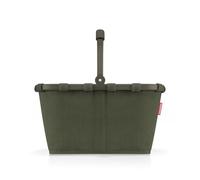 reisenthel carrybag - Panier de Courses Stable avec Beaucoup d'espace de Rangement et Poche intérieure Pratique - Design élégant et imperméable, Cordon Dark Matcha, 28 x 48 x 29 cm, Classique et