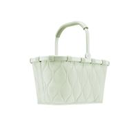 reisenthel Carrybag Puffer Iced Matcha - Panier de courses stable avec beaucoup d'espace de rangement et poche intérieure pratique - Design élégant et imperméable