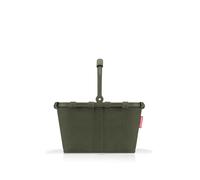reisenthel Carrybag XS cord dark matcha - Panier à provisions stable avec poche intérieure pratique - Design élégant et imperméable